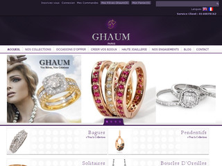 Détails : Ghaum.com Bague de fiançailles pas cher