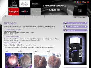 Détails : Hair30.com : poudre de calvitie contre la calvitie