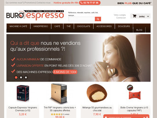 Détails : Buroespresso, vente de machine expresso et de café