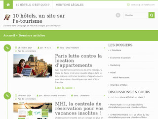 Détails : 10-hotels, conseil et prestations aux hôteliers