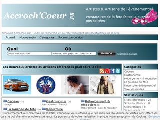 Annuaire AccrochCoeur, l’art de séduire les futurs mariés