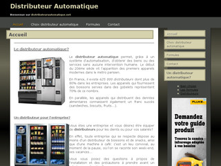 Détails : Point de vente automatique de boissons ou autres