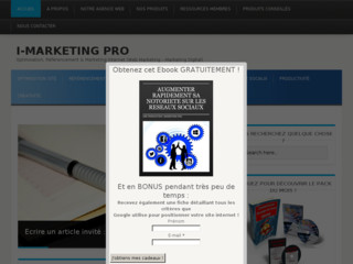 I Marketing Pro : Entrepreneuriat & Marketing Internet