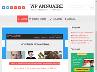 Détails : wp-annuaire.com : Trouvez facilement vos spécialistes WordPress
